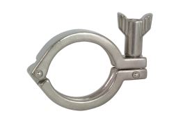 Single Pin Heavy Duty Clamp with Serrated Wing Nut